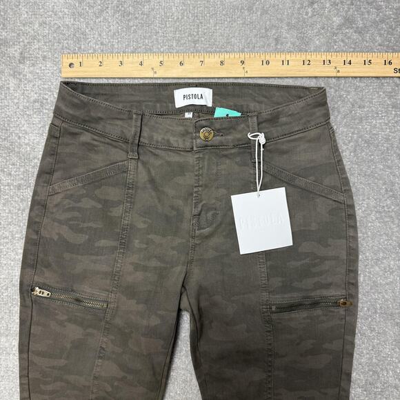 Pistola Pants Womens 25 Camo Hannah Cargo Skinny Stretch Pockets Stitch Fix - Picture 8 of 13